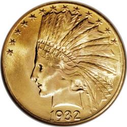 1932 $10 MS65 NGC