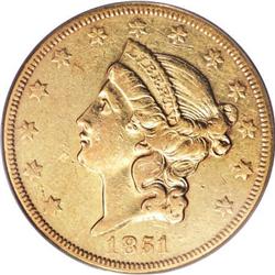 1851-O $20 XF45 PCGS