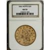 Image 1 : 1866 $20 AU53 NGC