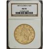 Image 1 : 1873 $20 Closed 3 AU55 NGC