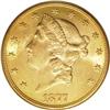Image 1 : 1877 $20 MS62 PCGS