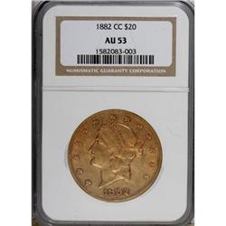 1882-CC $20 AU53 NGC