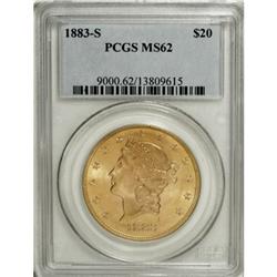 1883-S $20 MS62 PCGS