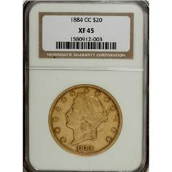 1884-CC $20 XF45 NGC