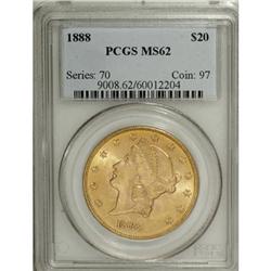 1888 $20 MS62 PCGS