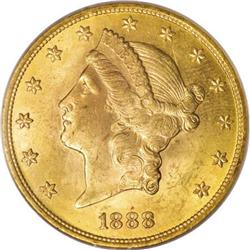 1888-S $20 MS63 PCGS