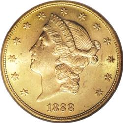 1888-S $20 MS63 PCGS