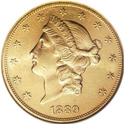 1889-CC $20 MS60 Details ANACS