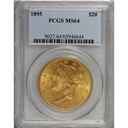 1895 $20 MS64 PCGS