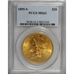 1895-S $20 MS63 PCGS