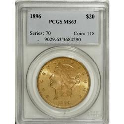 1896 $20 MS63 PCGS