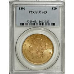 1896 $20 MS63 PCGS