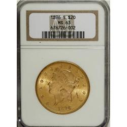 1896-S $20 MS63 NGC