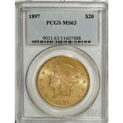 1897 $20 MS63 PCGS