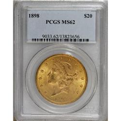 1898 $20 MS62 PCGS