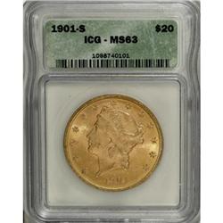 1901-S $20 MS63 ICG