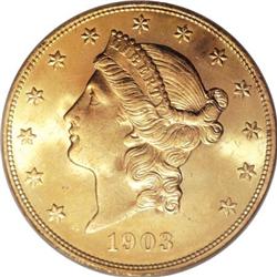 1903 $20 MS65 PCGS