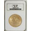 Image 3 : 1907 $20 Arabic Numerals MS65 NGC