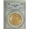 Image 3 : 1907 $20 Arabic Numerals MS66 PCGS