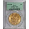 1908 $20 No Motto, Wells Fargo Nevada MS66 PCGS