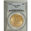 1908-D $20 Motto MS64 PCGS
