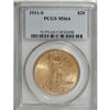 Image 1 : 1911-S $20 MS64 PCGS
