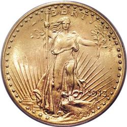 1913 $20 MS64 PCGS