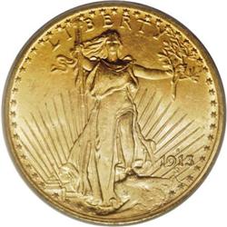 1913-S $20 MS64 PCGS