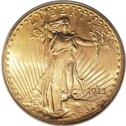 1913-S $20 MS64 PCGS