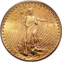 1914 $20 MS64 PCGS