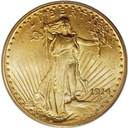 1914 $20 MS64 PCGS