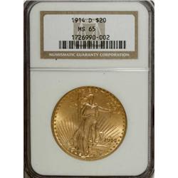 1914-D $20 MS65 NGC