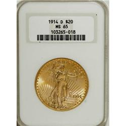 1914-D $20 MS65 NGC