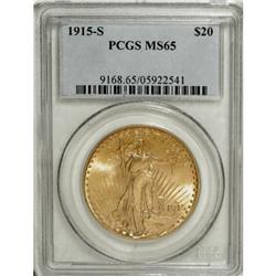 1915-S $20 MS65 PCGS