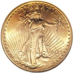 1922-S $20 MS64 NGC
