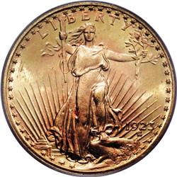 1923 $20 MS65 PCGS