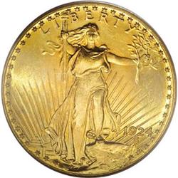 1924 $20 MS67 PCGS
