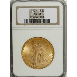1927 $20 MS66 NGC