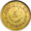 Image 2 : (1837-42) $5 C. Bechtler Five Dollar, 134G, With