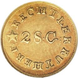 (1837-42) G$1 C. Bechtler Dollar, N Reversed