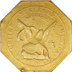 1851 $50 RE Humbert Fifty Dollar, 887