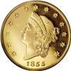 1855 $50 Kellogg Restrike Gem Proof