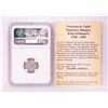 Image 2 : 1576 KB Hungary Denar 'Madonna and Child' Coin NGC AU50 w/ Story Box