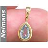 Image 1 : Neimans Certified .25 ct Amethyst & Diamond Pendant 14k