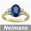 Image 1 : Gem Certified .75 ct Tanzanite & Diamond Ring 14kt Gold