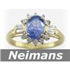 Image 1 : Gem 1.75 ct Certified Tanzanite & Diamond Ring 14K Gold
