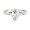 Image 2 : 1.46 ctw Diamond Ring - 14KT White Gold