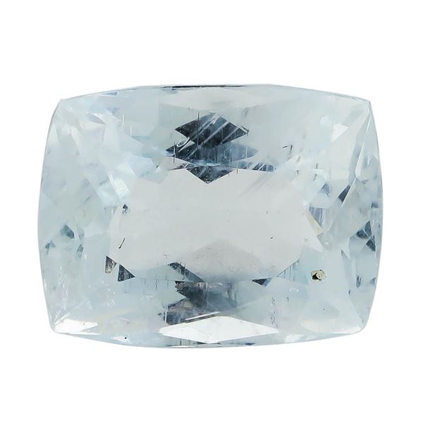 7.25 ct.Natural Rectangle Cushion Cut Aquamarine