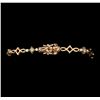 Image 3 : 1.67 ctw Princess Cut Diamond And Round Brilliant Cut Diamond Bracelet - 14KT Ro