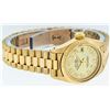 Image 5 : Rolex Ladies 18K Yellow Gold Champagne Diamond Datejust President Wristwatch